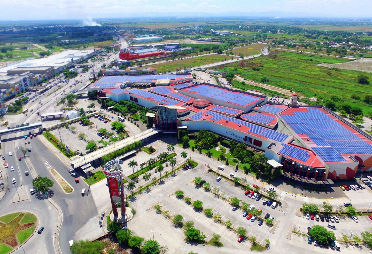 Clenergy Rooftop PV-ezRack SolarRoof 2.88MW Solar Project in Robinsons Starmill-San Fernando-Pampanga-Philippines